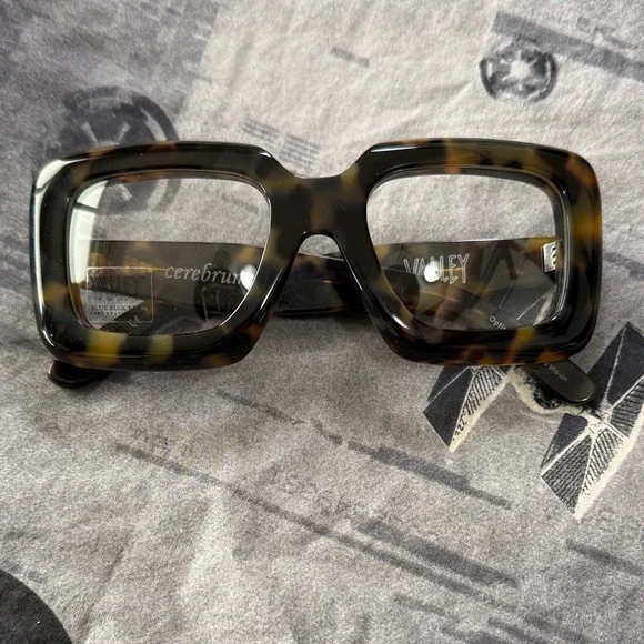 NWOT VALLEY EYEWEAR CEREBRUM TORTISHELL UNISEX GLASSES - Picture 2 of 9